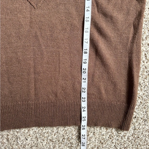 🦋 Indie Brown Crew Neck Sweater XXL Fall Winter Comfy Cozy - Picture 6 of 6